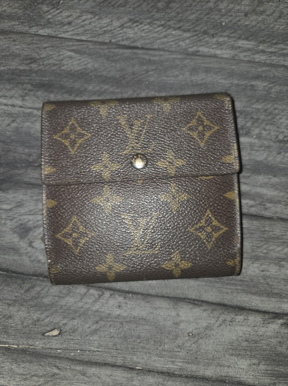 Louis Vuitton Brown Monogram Folded Wallet